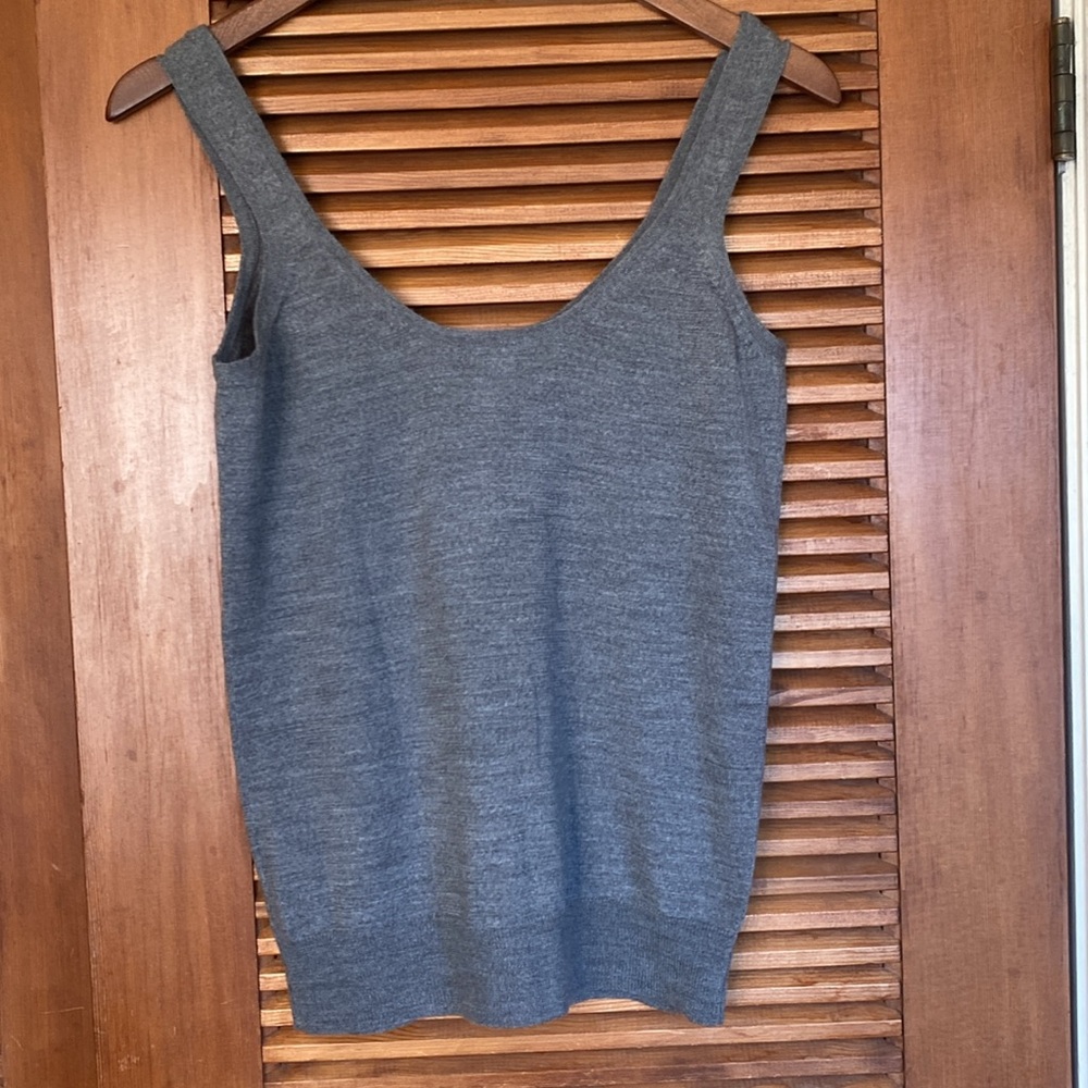 J. Crew Gray Camisole with Floral Details - Picture 2 of 4